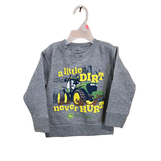 John Deere Toddler Dirt Hoodie - Charcoal