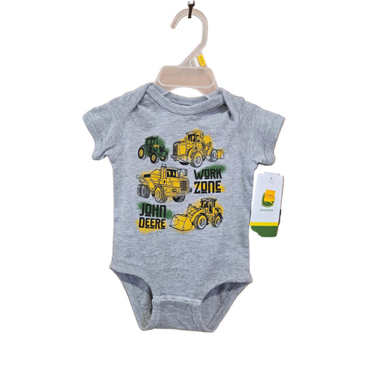 John Deere Infant Work Zone Long Sleeve Tee Shirt- Oxford