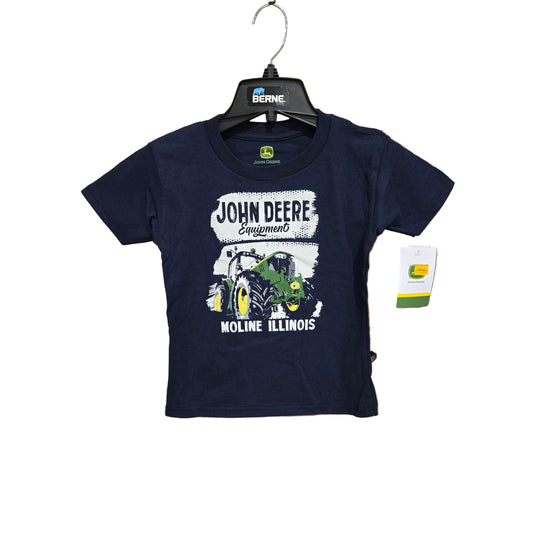 John Deere Toddler Paint Tee Shirt - Navy