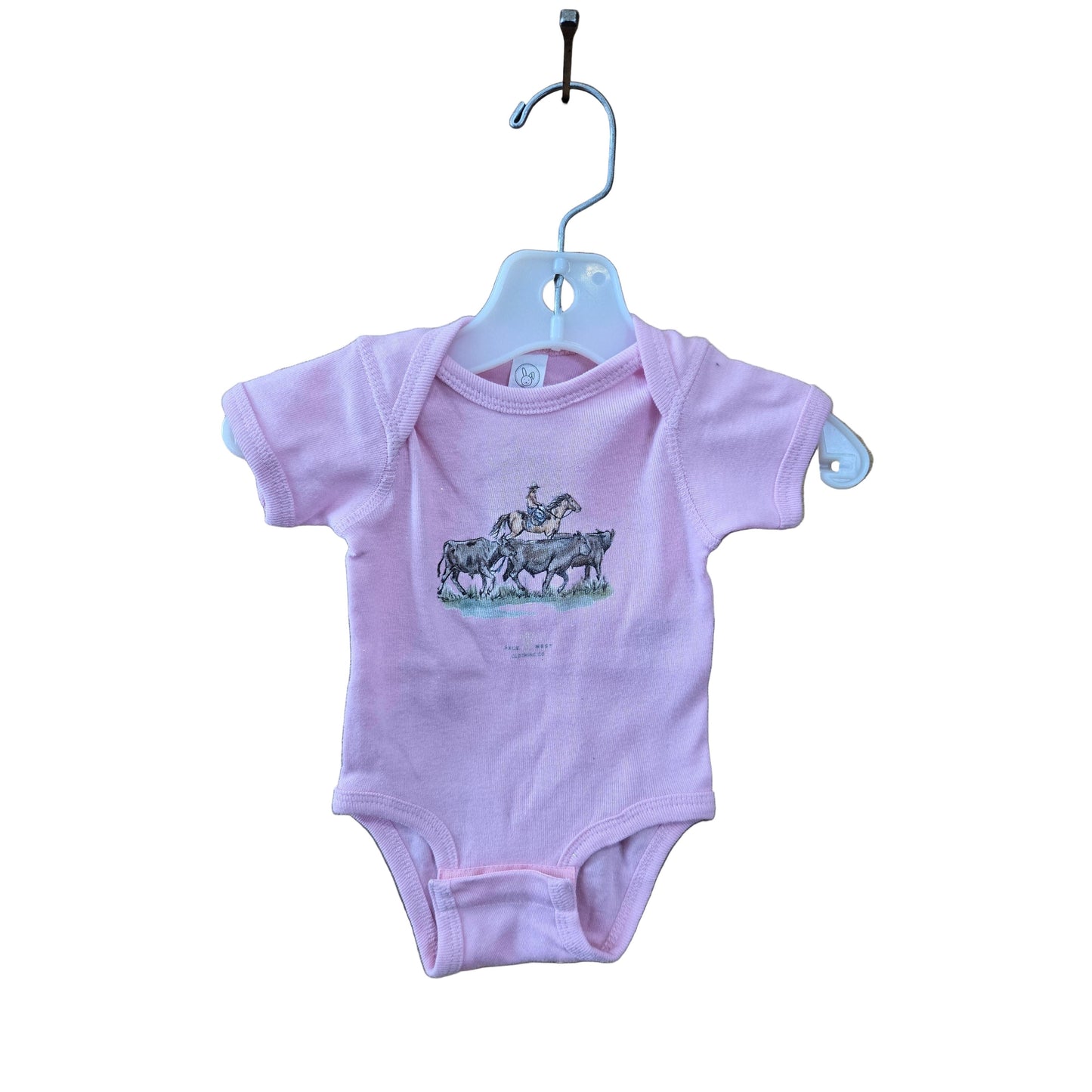 Sage West Kid's Prairie Cowgirl Onesie - Light Pink