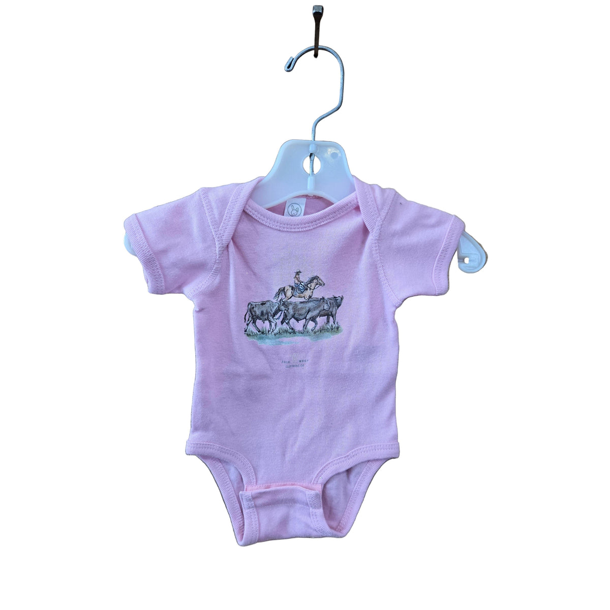 Sage West Kid's Prairie Cowgirl Onesie - Light Pink - Irvine Tack & Western Wear