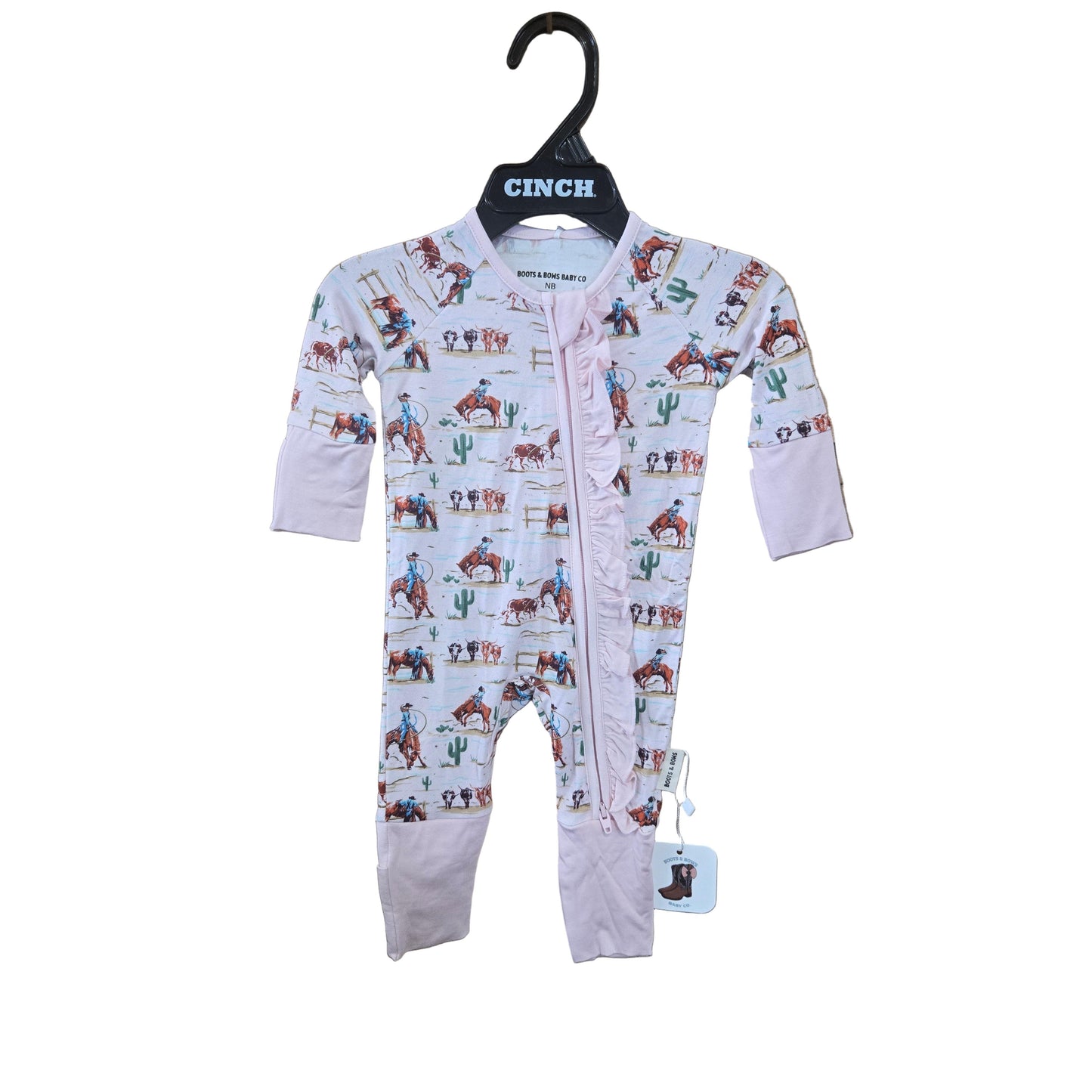 Boots & Bows Infants Prairie Dust Sleepwear - Cream