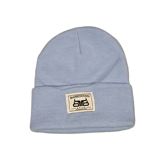 Baredown Label Sewn Tex Beanie - Light Blue