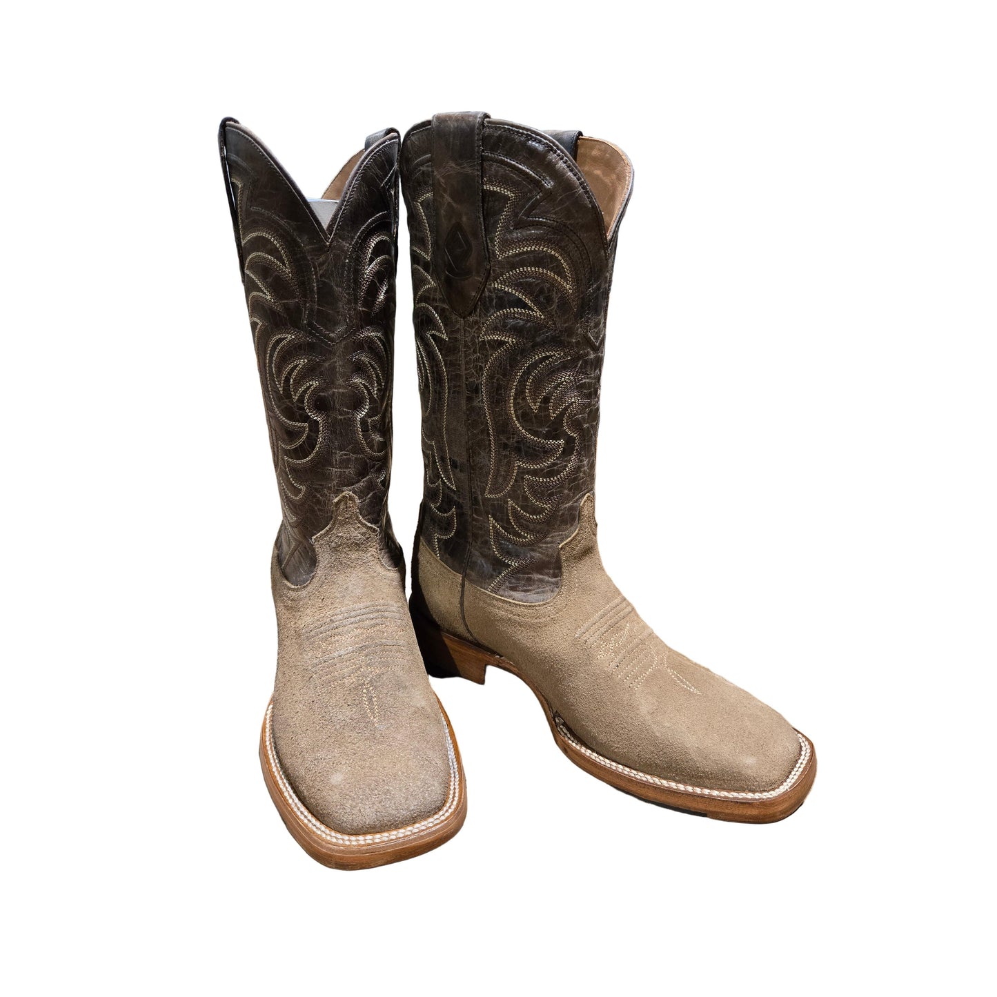 Rocking Diamond Brand Men's Rough Out BSQ Cowboy Boot - Shedron