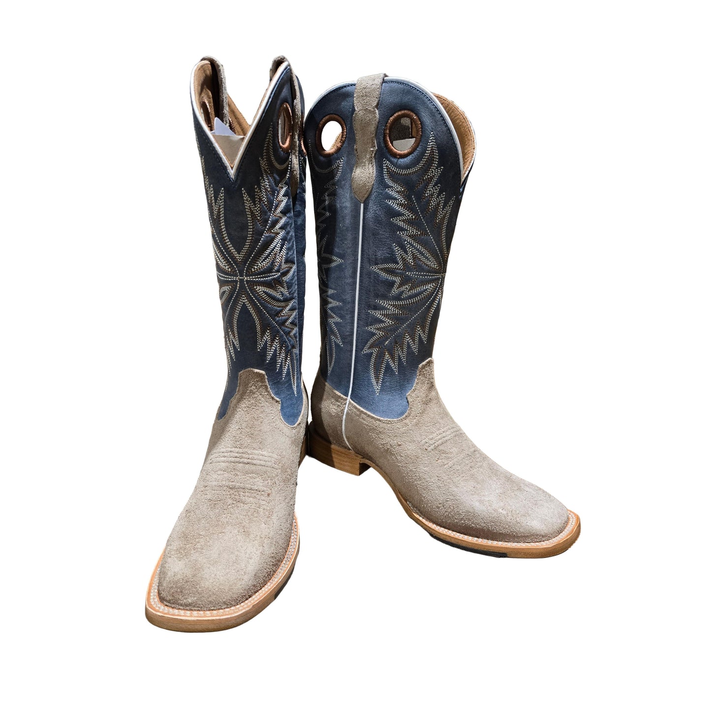 Rocking Diamond Brand Women's Rough Out BSQ Cowgirl Boots - Camel