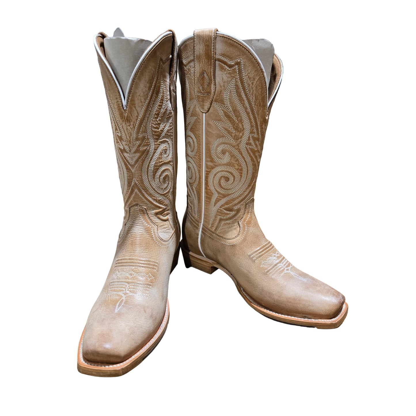Rocking Diamond Brand Women's Top Fifteen Cutter Cowgirl Boots - Old Ceramic