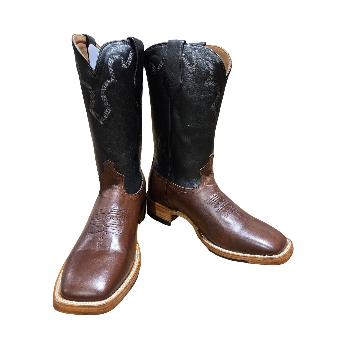 Rocking Diamond Brand Men's Oiled BSQ Cowboy Boots - Chocolate