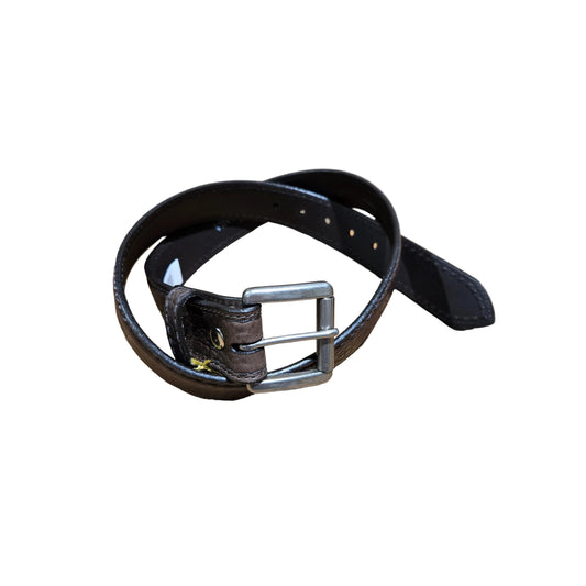 Vintage Bison Boma Men's Belt - Brown