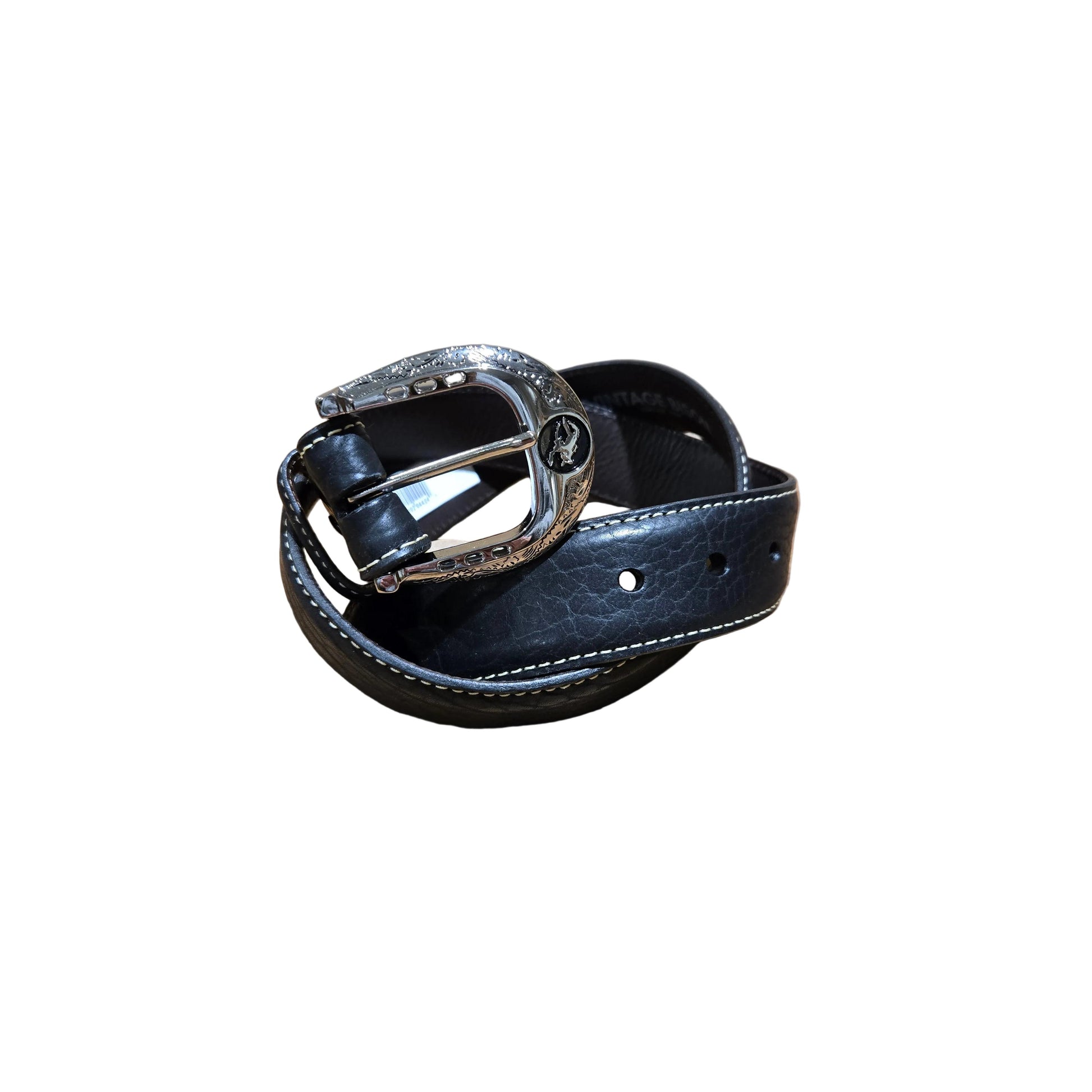 Vintage Bison Bronco Men's Belt - BLACK - Irvine Tack & Western Wear
