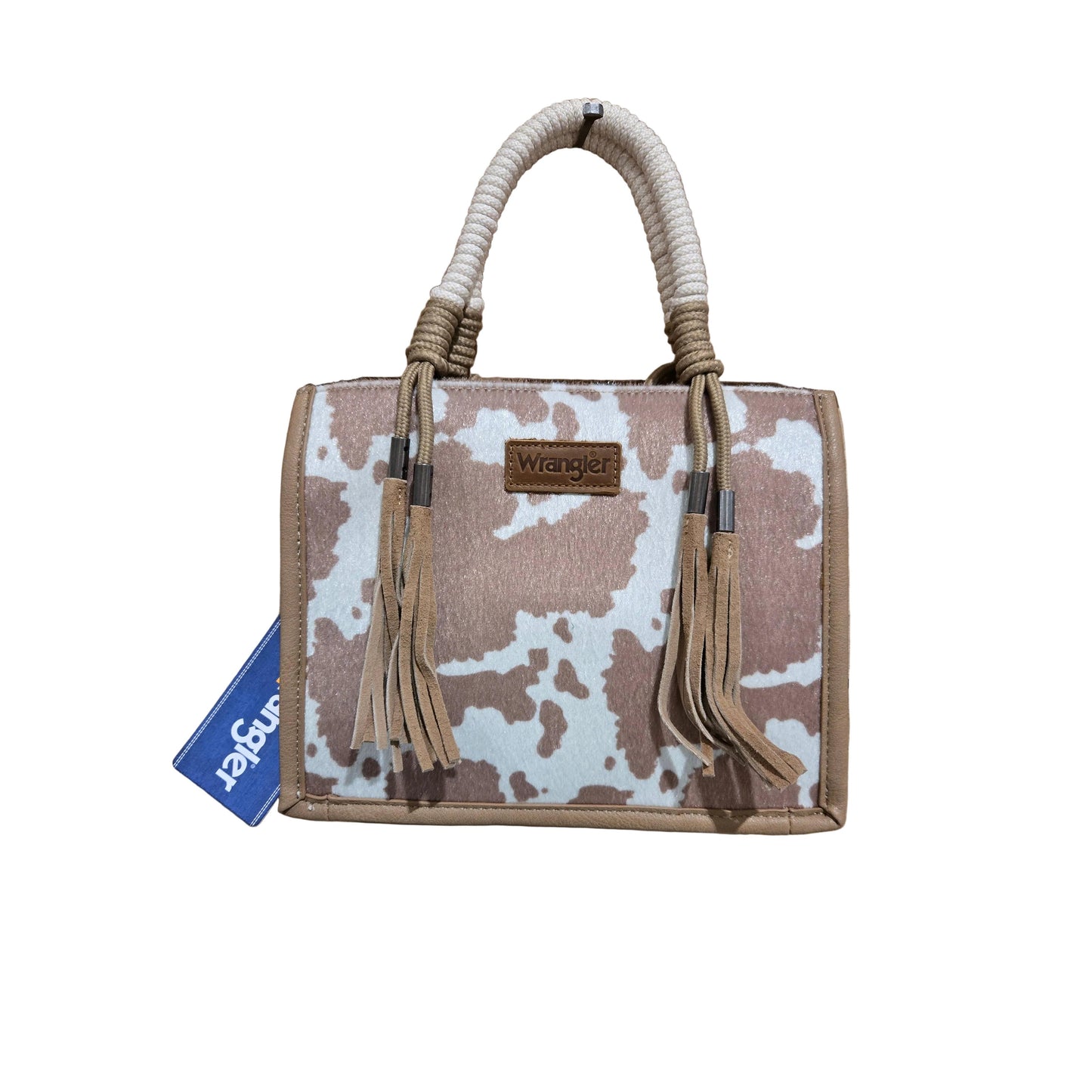 Wrangler Cow Print Tote/ Crossbody - Multiple Colours - Irvine Tack & Western Wear