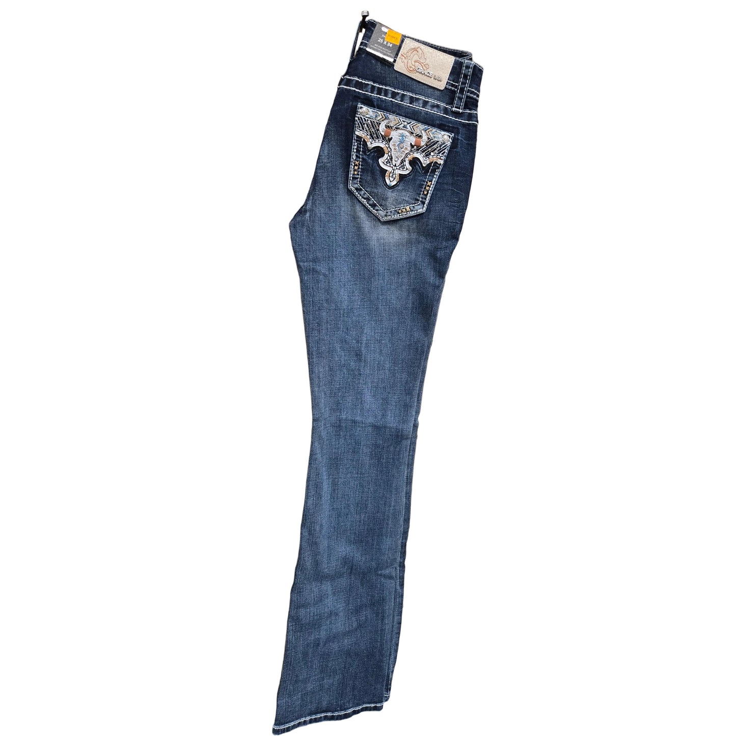 Grace in LA Women's Horse Shoe Jeans- - Irvine Tack & Western Wear