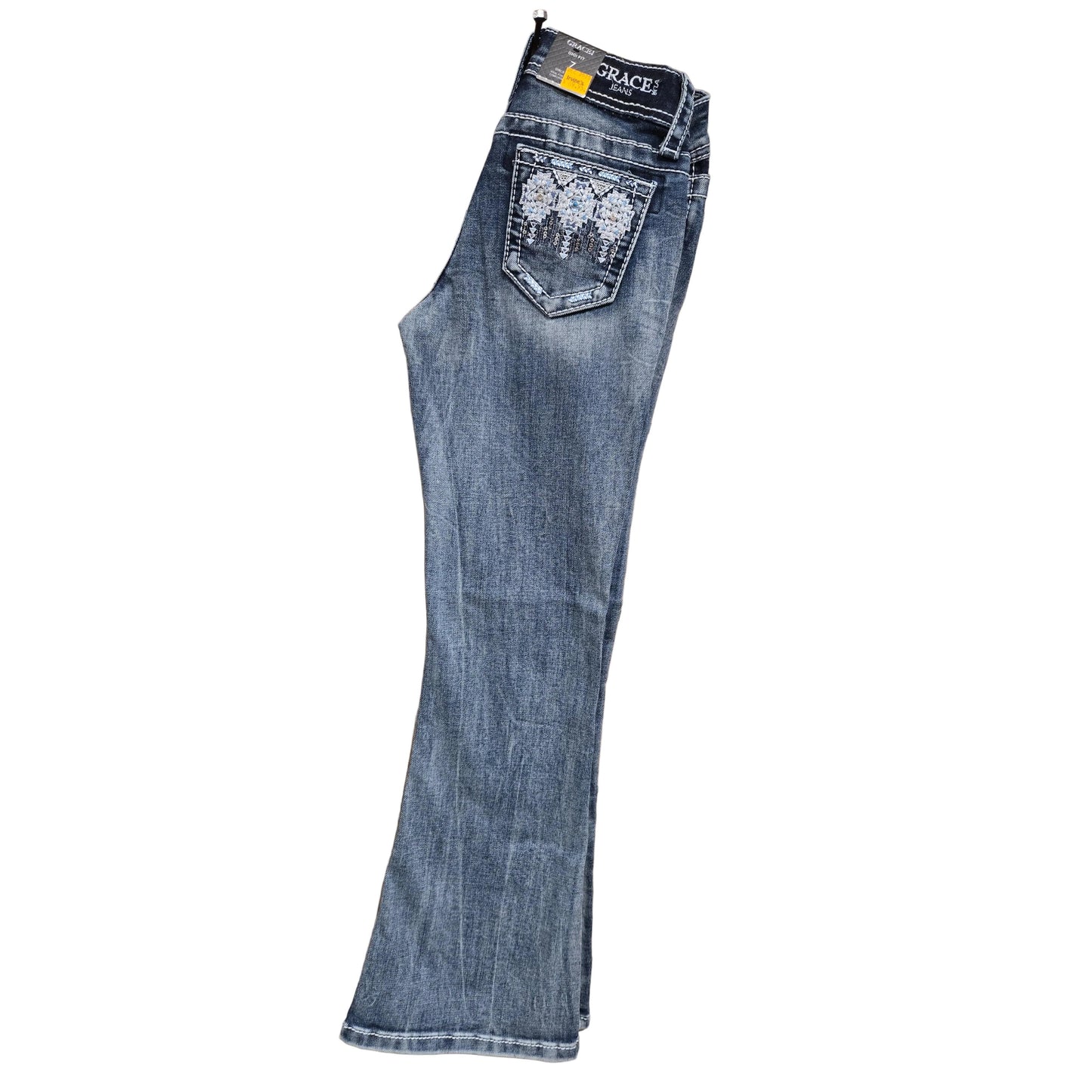 Grace in LA Girls Aztec Modify Jeans