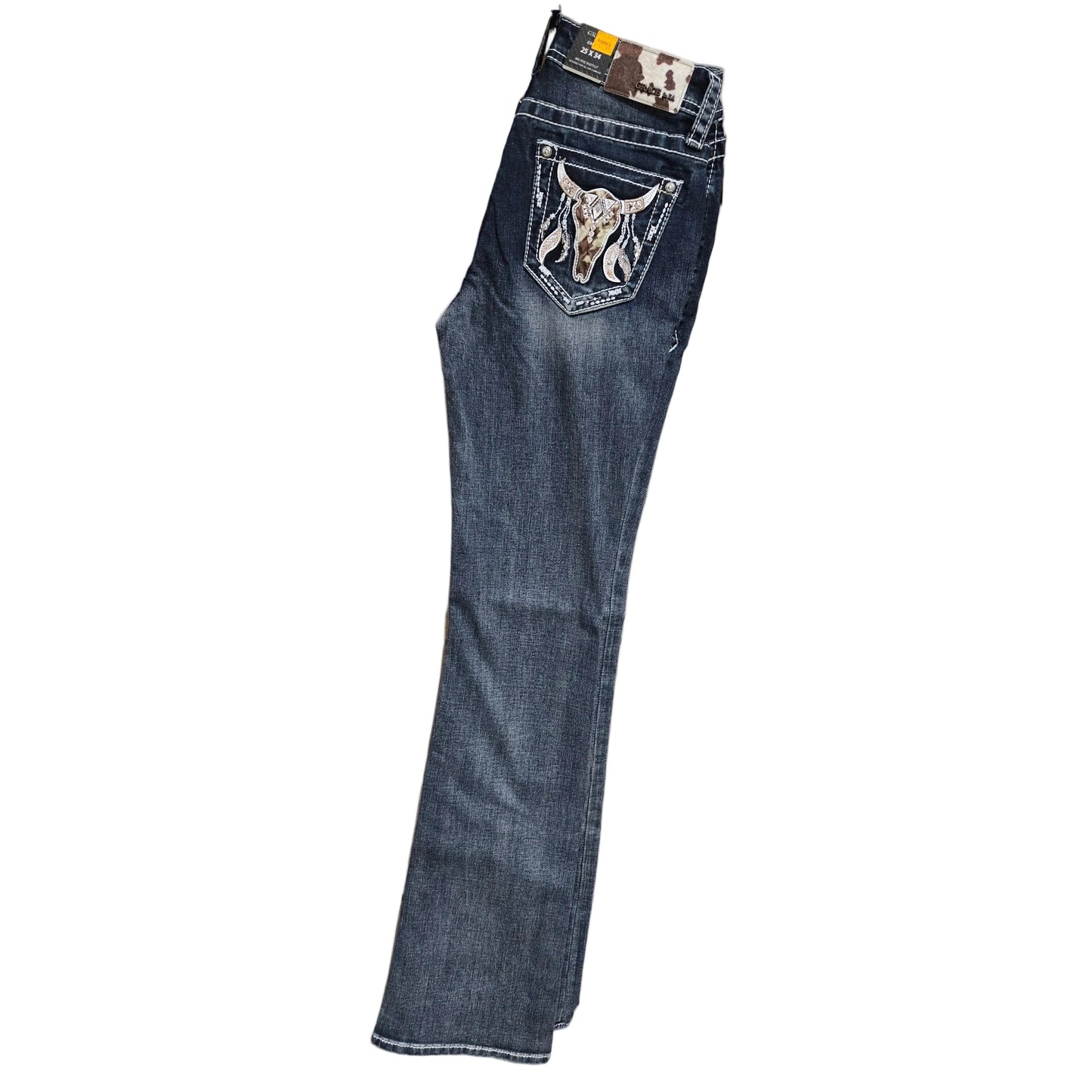 Grace in LA Women's Steer Head Jeans - Irvine Tack & Western Wear