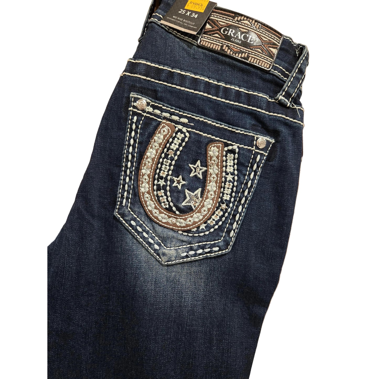 Grace in LA Women's Double Horses Jeans