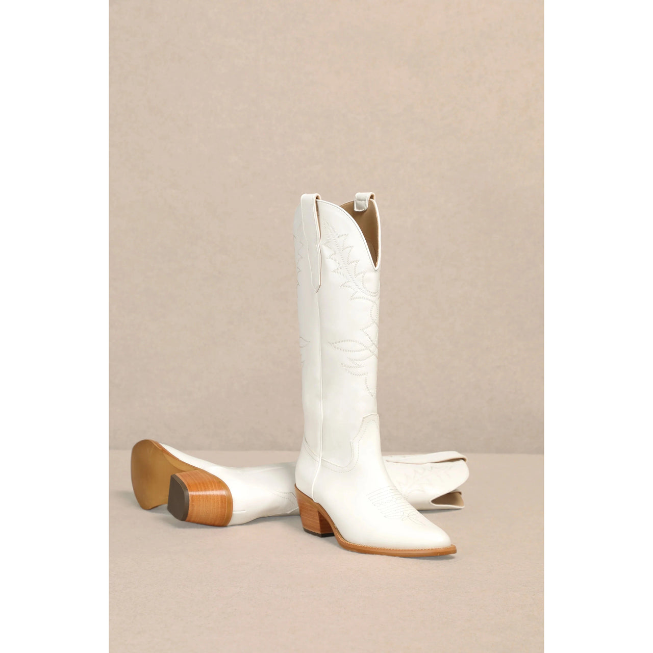 Mi.iM Women's Adel Western Boots - White