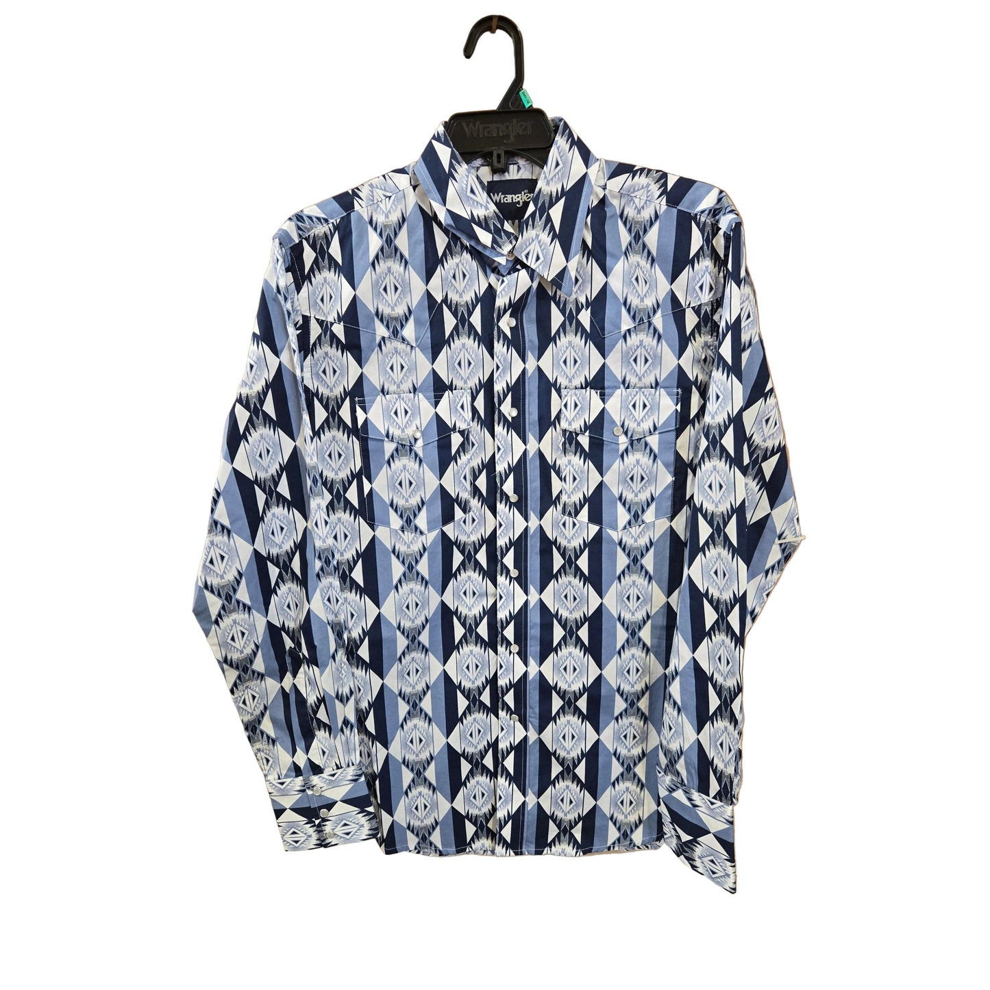 Wrangler Men's Checotah Dress Western Long Sleeve Shirt - Multiple Colour Combos - Irvine Tack & Western Wear