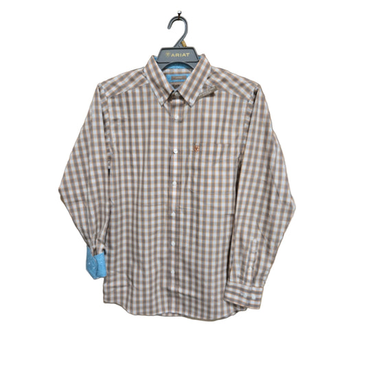 Ariat Men's WF Ayden Long Sleeve Shirt - Gold