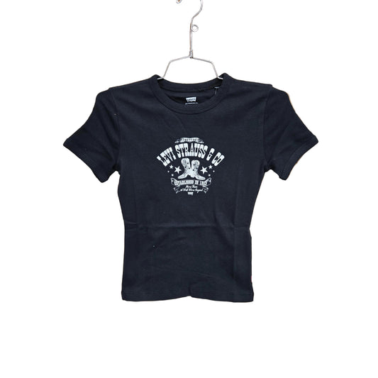 Levi Women's Short Sleeve Ringer Rickie Tee Shirt