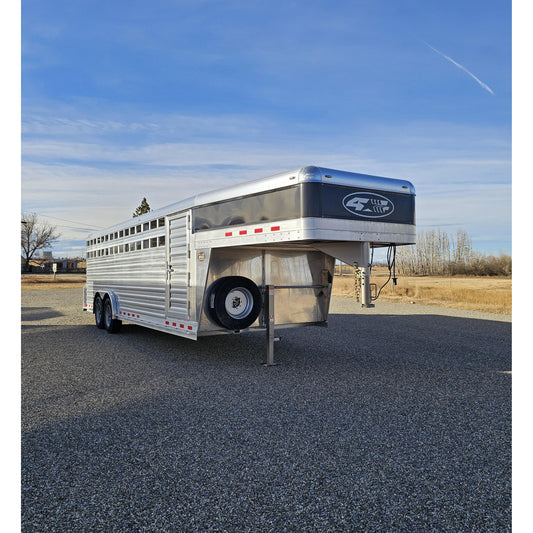 2026 4-Star 24' x 8' W Stock Trailer - 8000lb Axles