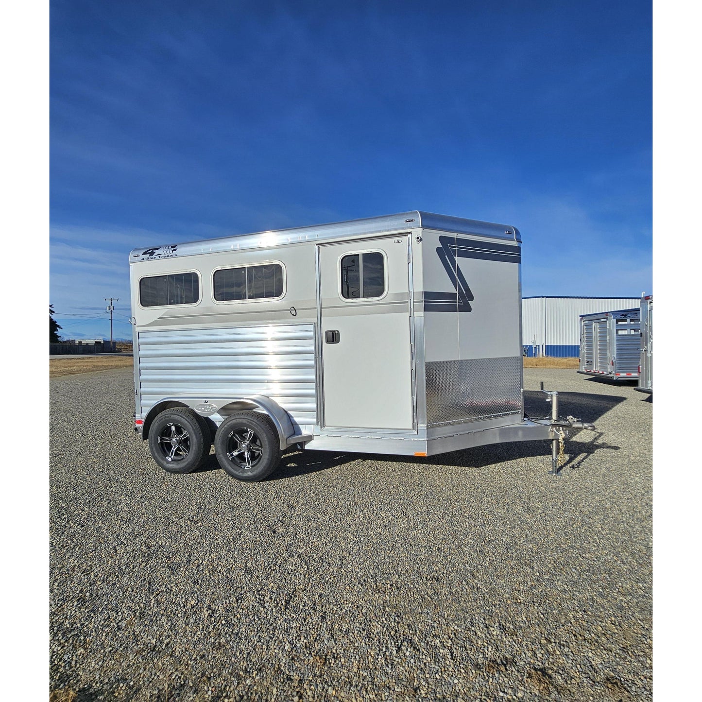 2026 4-Star 11' 2-Horse Slant Load Bumper Pull