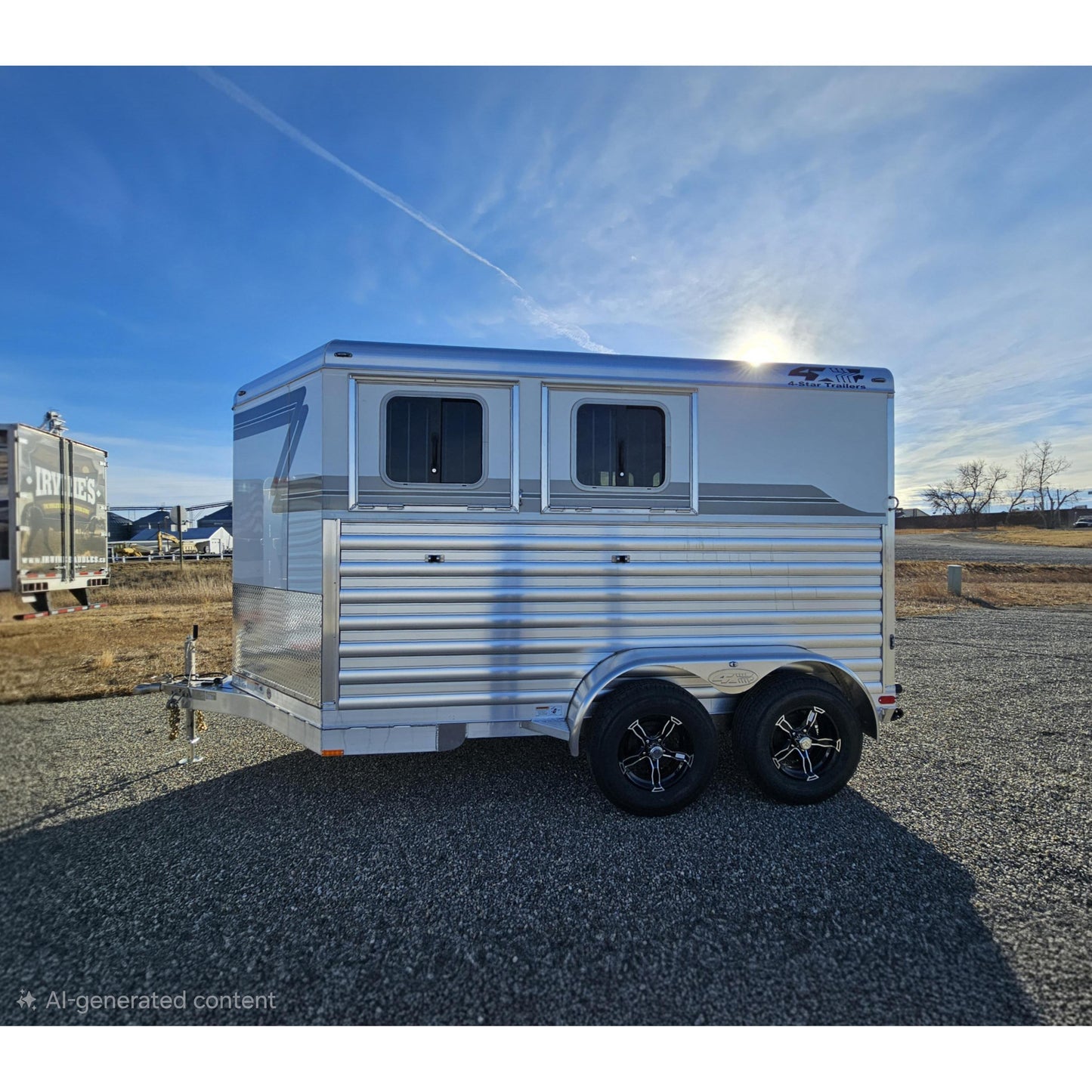 2026 4-Star 11' 2-Horse Slant Load Bumper Pull