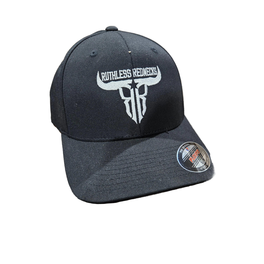 Ruthless Rednecks Raw Talent Flexfit Hat - Black/White - Irvine Tack &amp; Western Wear