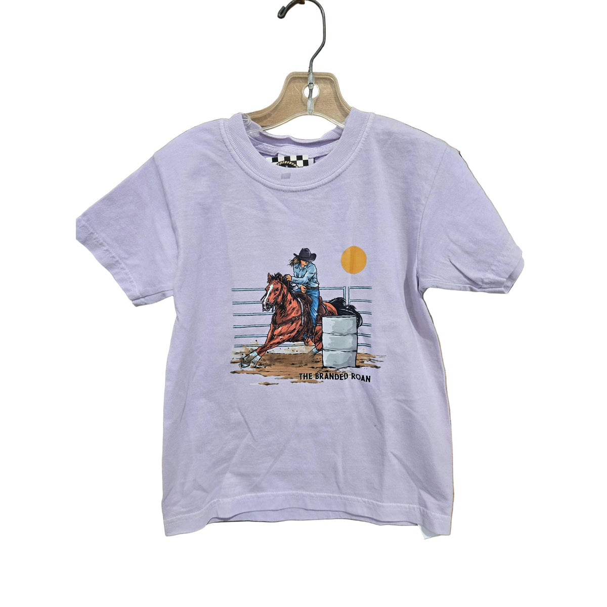 The Branded Roan Apparel Barrel Racer Youth T-Shirt - Orchid - Irvine Tack & Western Wear