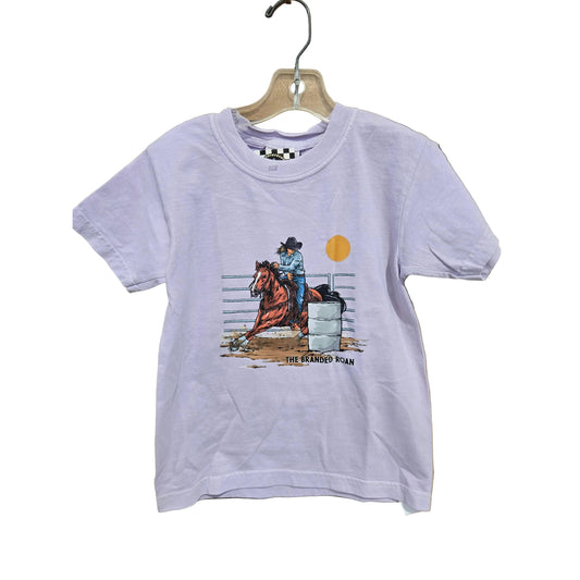 The Branded Roan Apparel Barrel Racer Youth T-Shirt - Orchid - Irvine Tack & Western Wear