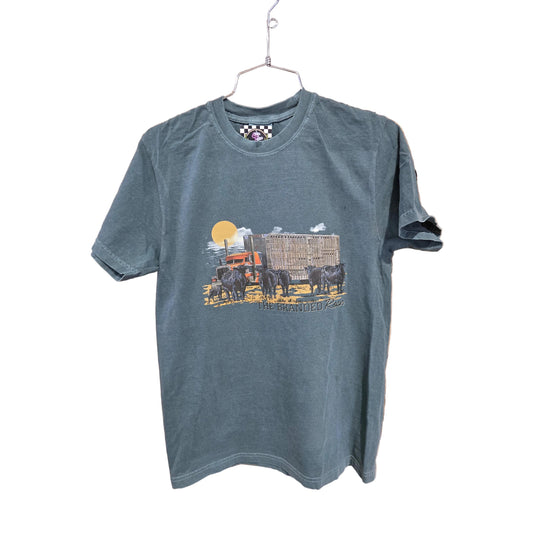 The Branded Roan Apparel Ranch Route T-Shirt - Blue Spruce - Irvine Tack & Western Wear