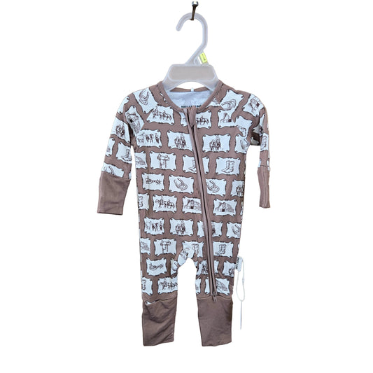 Boots & Bows Dust & Grit Infant Sleeper