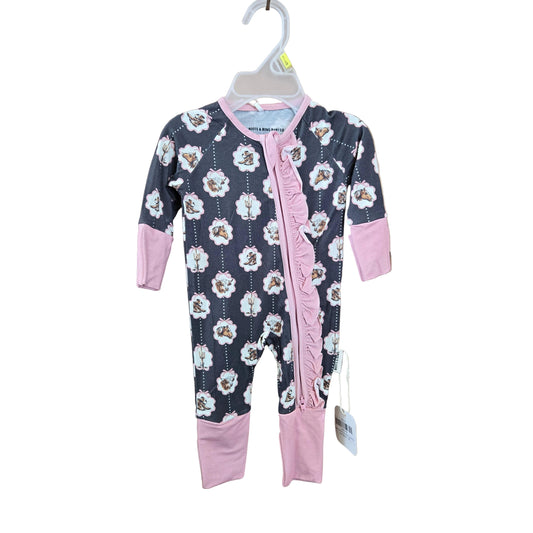 Boots & Bows Southern Grace Infant Sleeper
