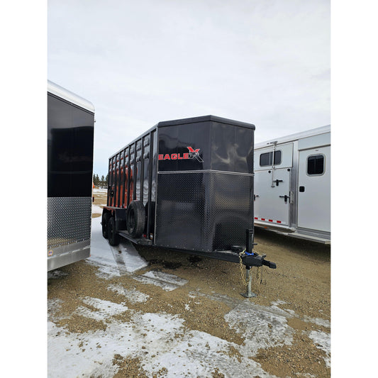 2026 Eagle X 16' x 6'8" Steel Livestock Bumper Pull Trailer