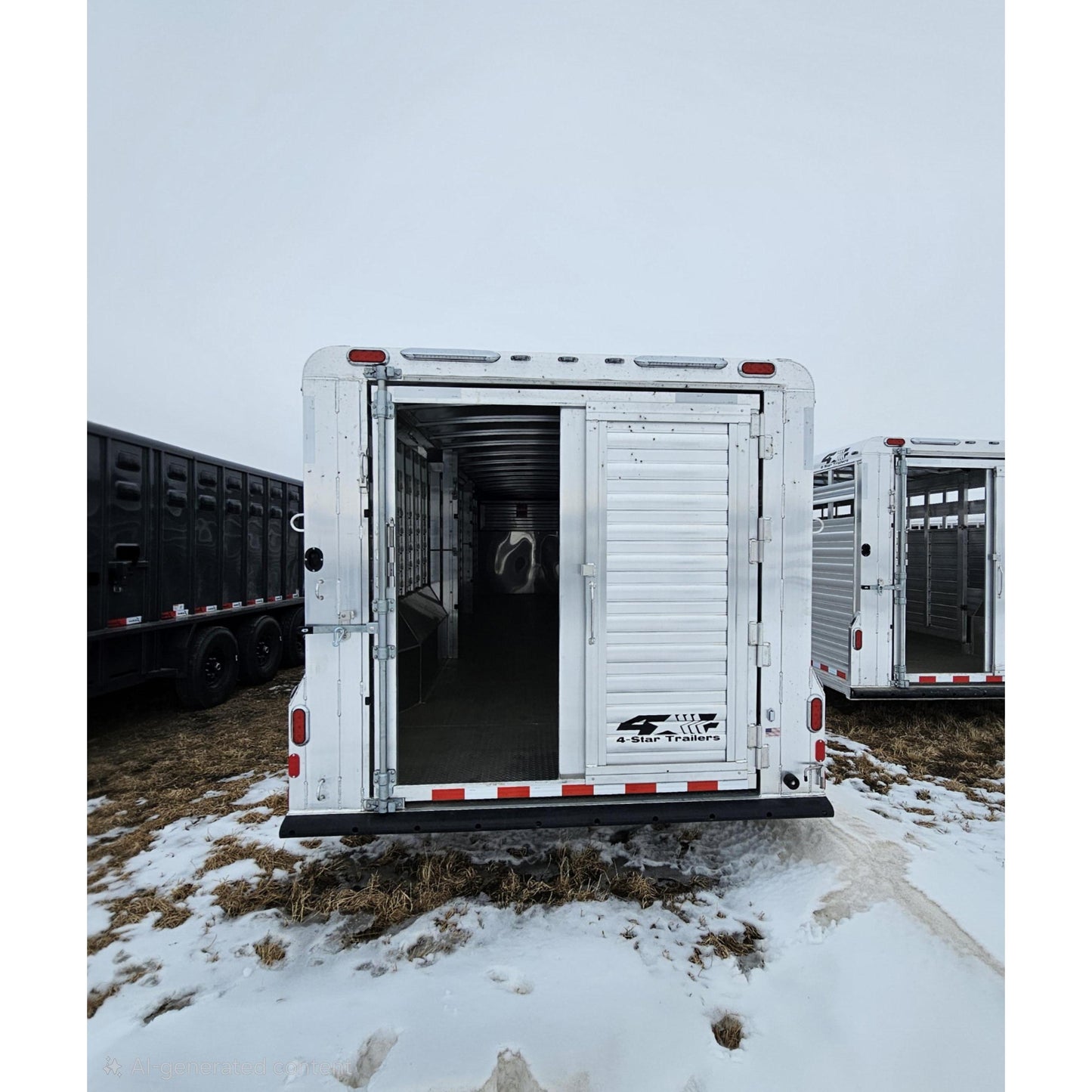 2026 4-Star 32' Stock Trailer w/ Plexiglass