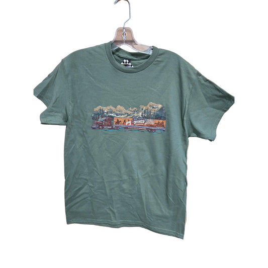 The Branded Roan Irvine Kenworth Tee Shirt - Military Green