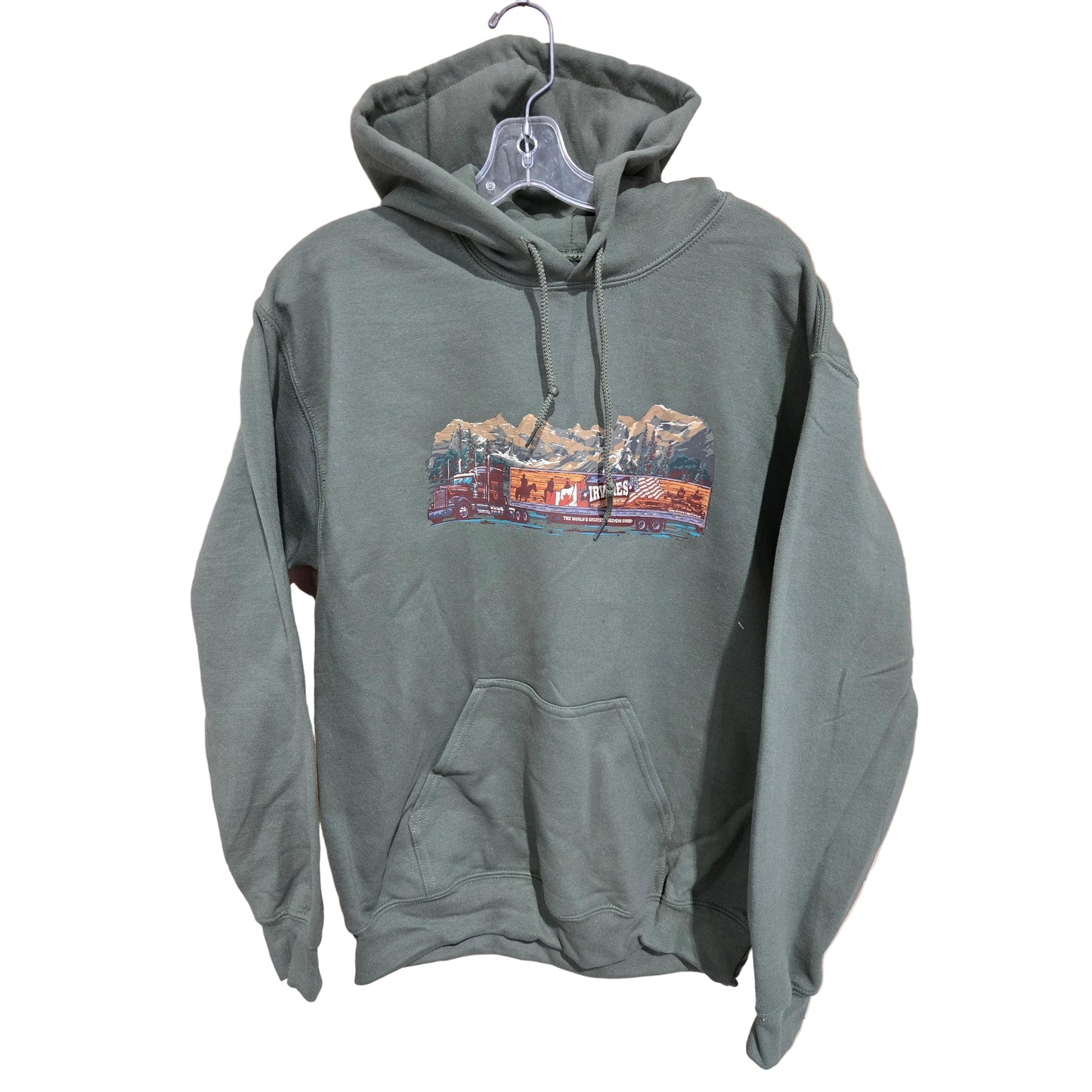 The Branded Roan Irvine Kenworth Hoodie - Military Green