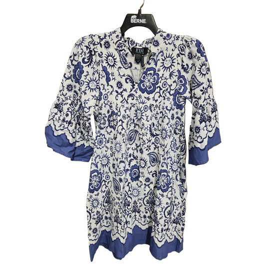 FDJ Women's Bell Sleeve V Neck Dress
