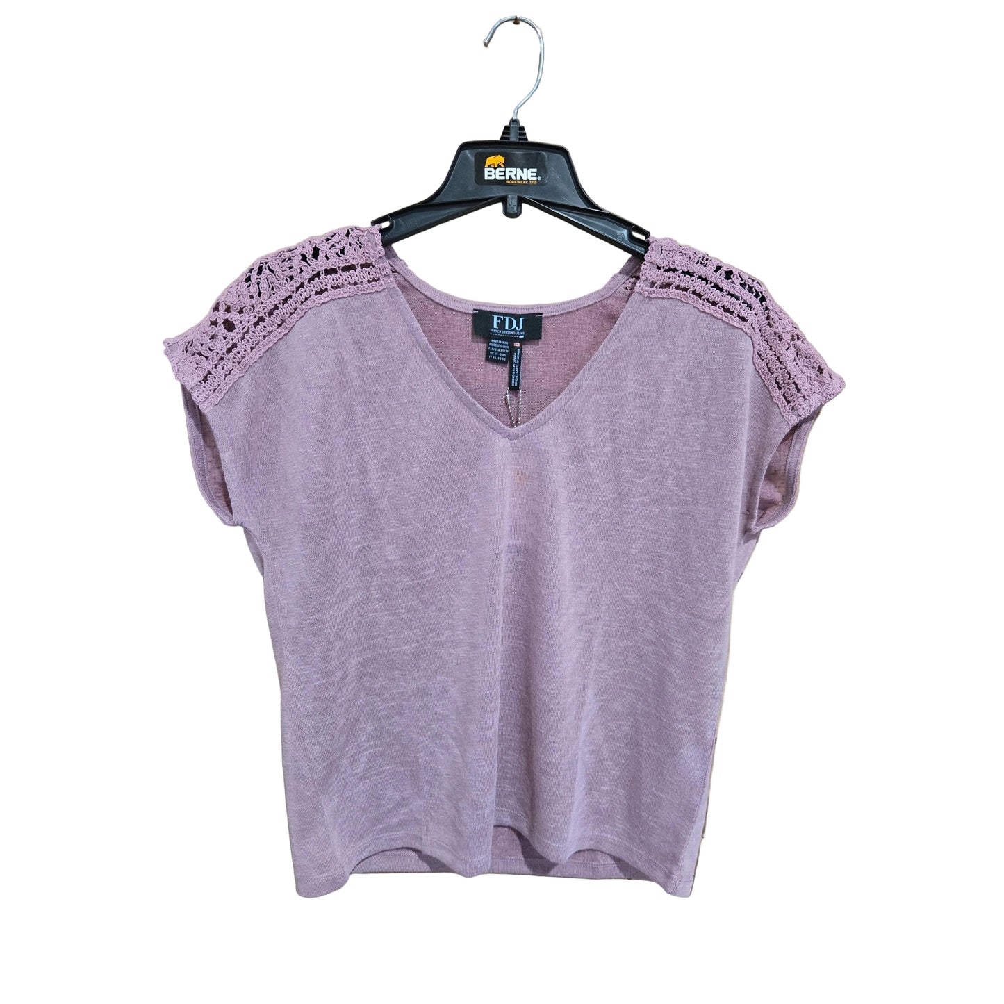 FDJ Women's Dolman Sleeve Crochet Top - Multiple Colours