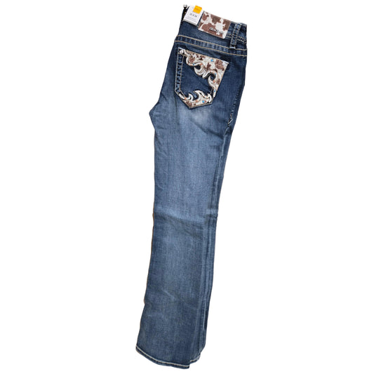Grace in LA Women's Horse Hide Jeans