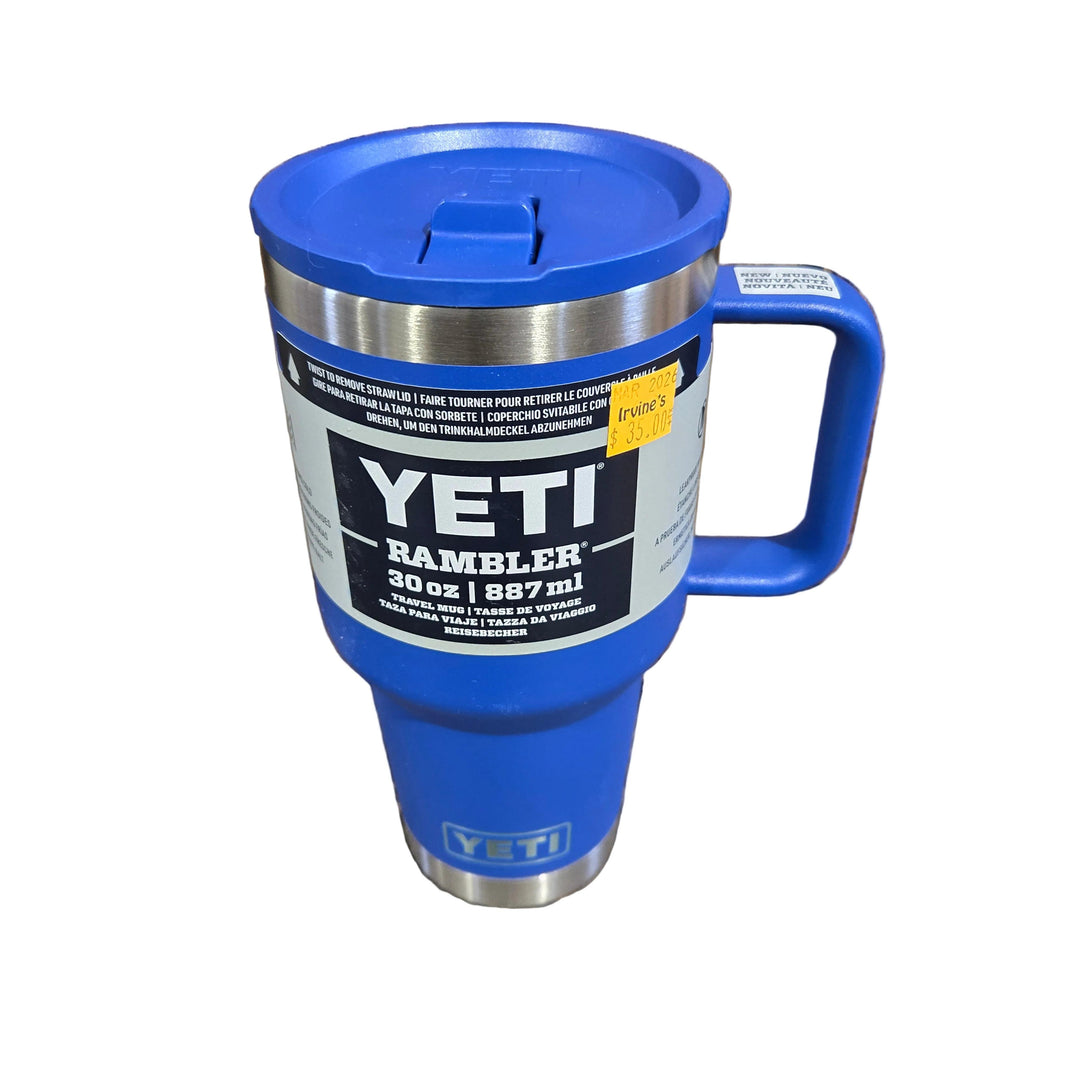 YETI Rambler 887 mL Travel Straw Mug with Straw Lid
