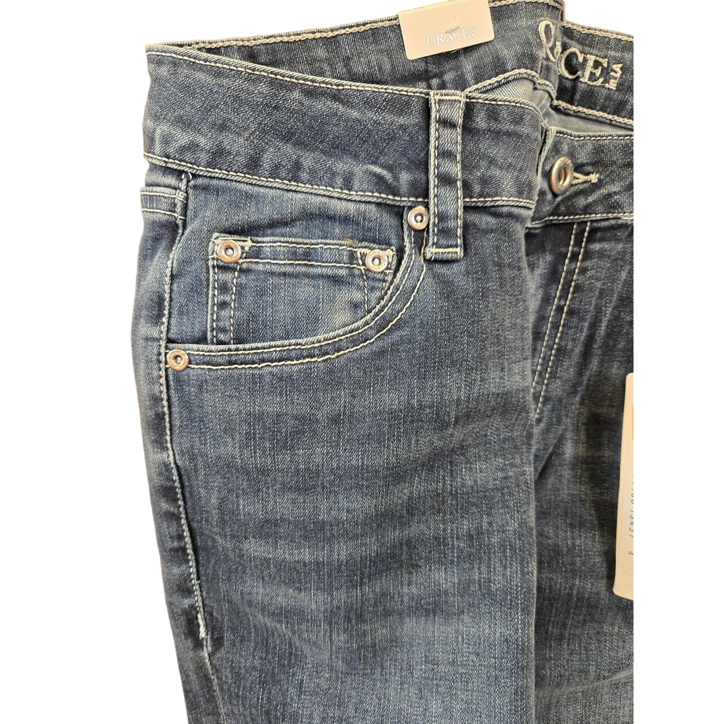 Grace in LA Women's Harmony Fit High Rise Flare Jean