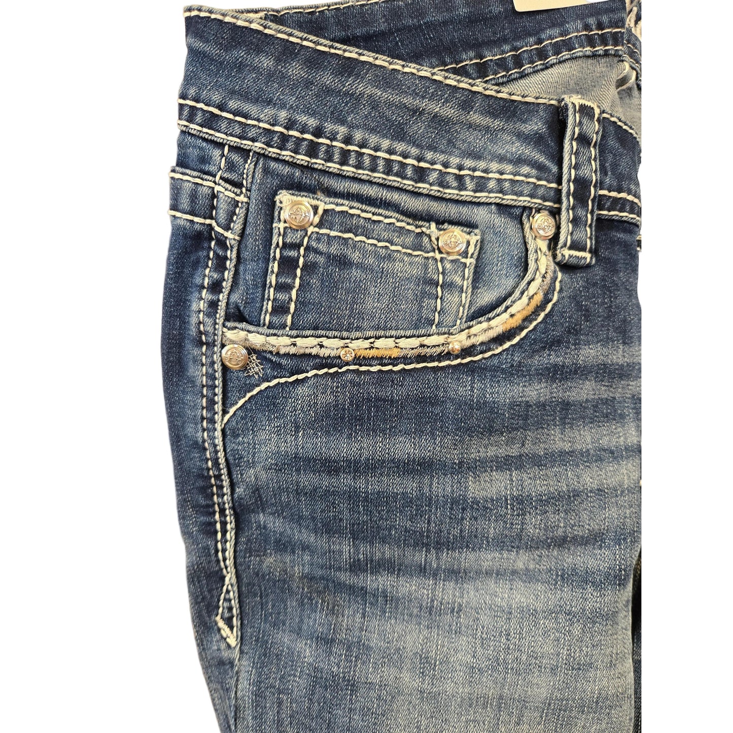 Grace in LA Women's Midrise Bootcut Jeans
