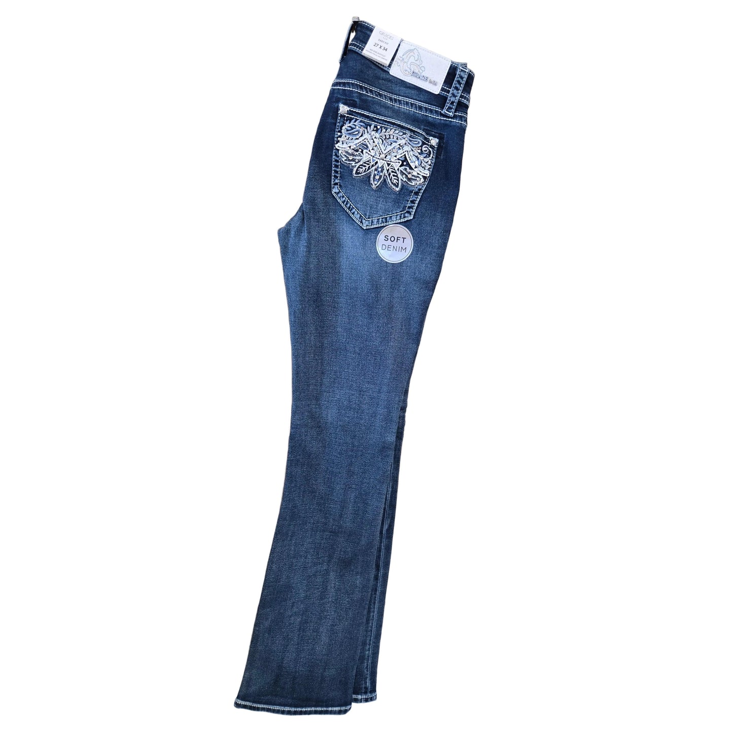 Grace in LA Women's Aztec Modify Jeans