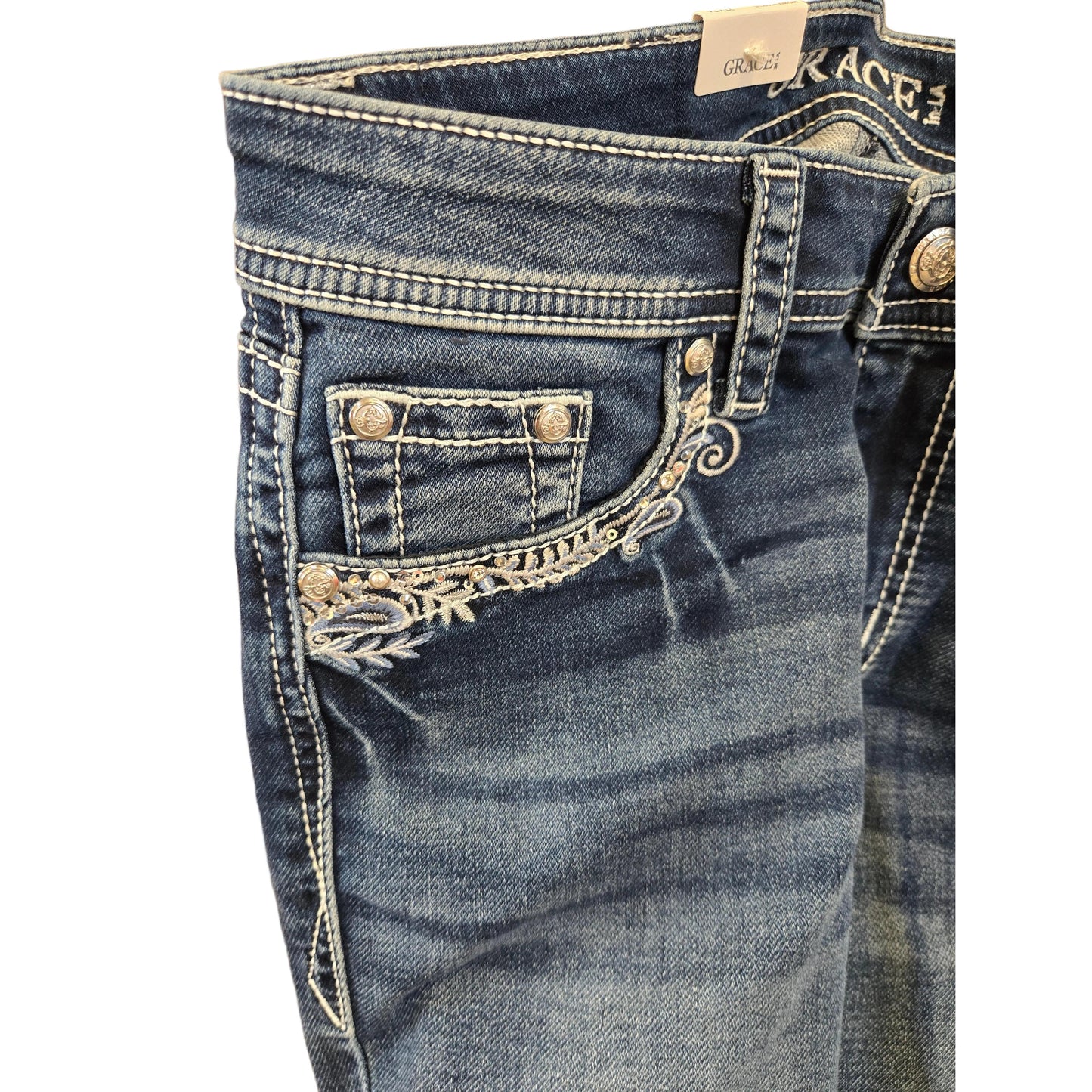Grace in LA Women's Aztec Modify Jeans