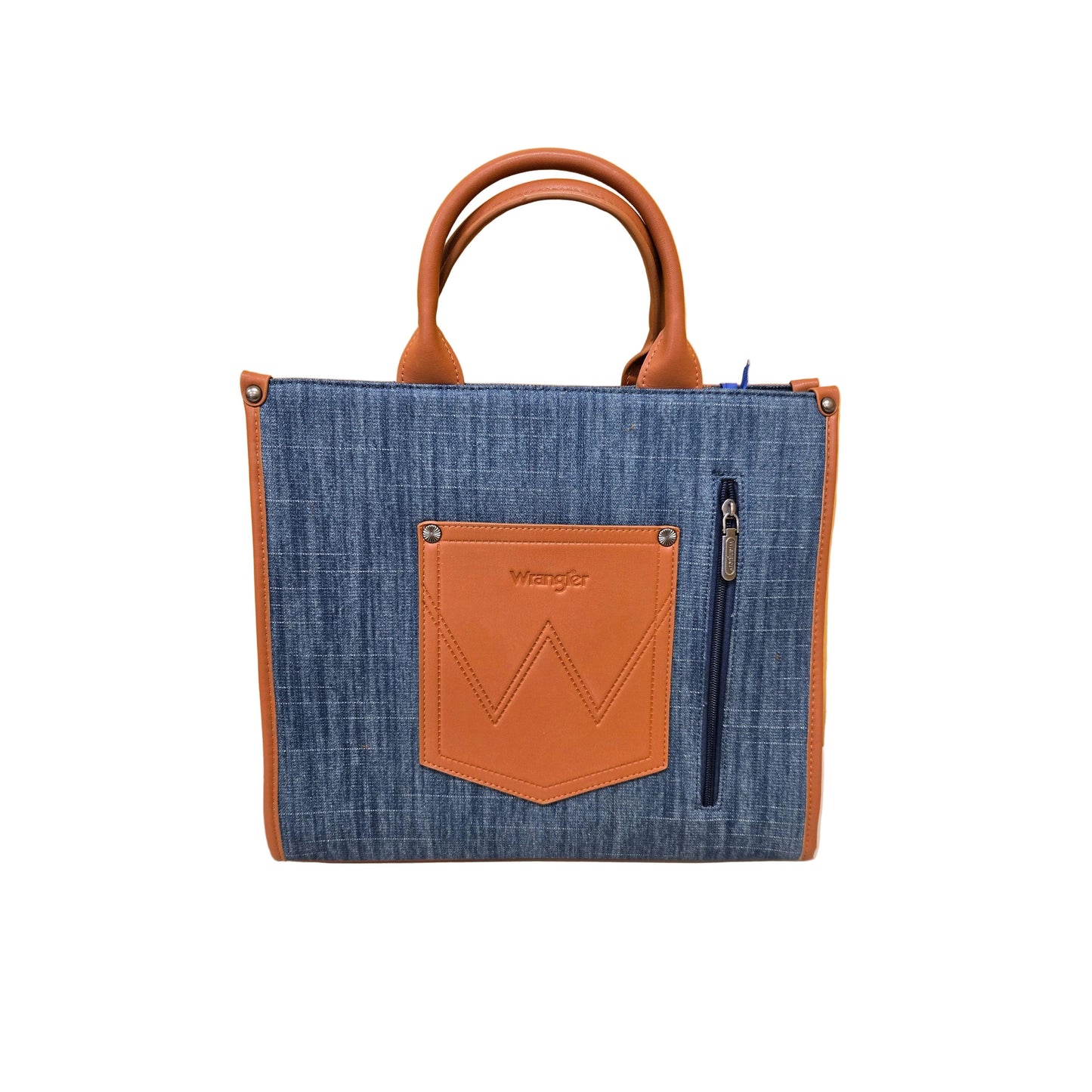 Wrangler Aztec Studded Denim Tote & Crossbody Bag- Multiple Colours