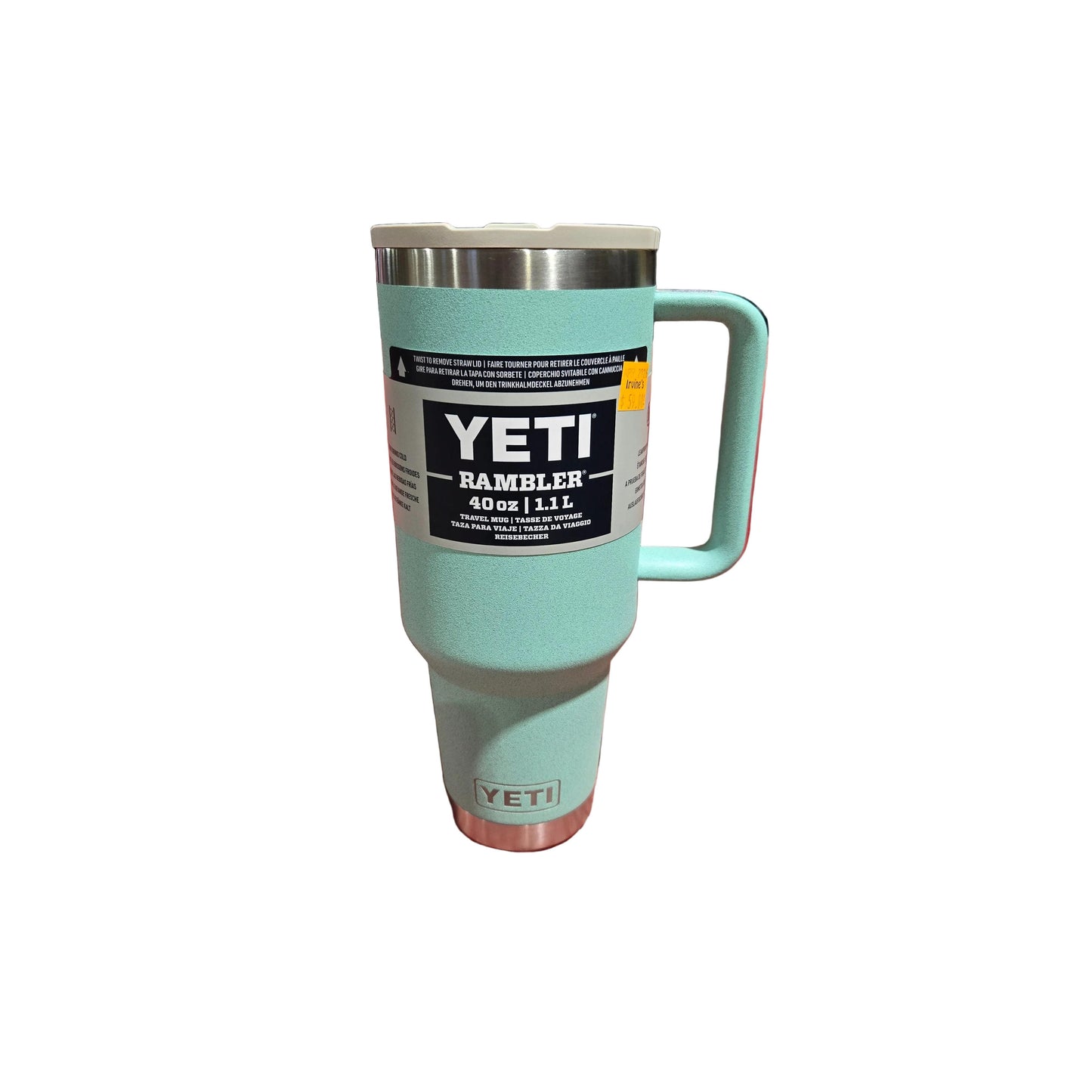 YETI Rambler 1.18 L Straw Mug with Straw Lid - Seastone