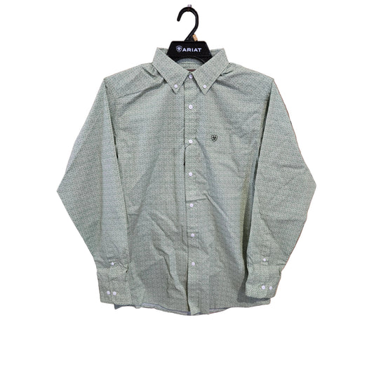 Ariat Men's Smitty Classic Fit Long Sleeve Shirt - Loden Frost
