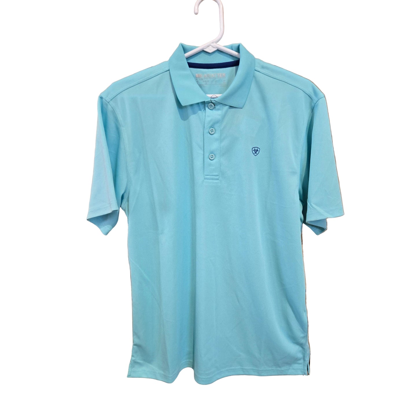 Ariat Men's Short Sleeve TEK Polo Shirt - Angel Blue
