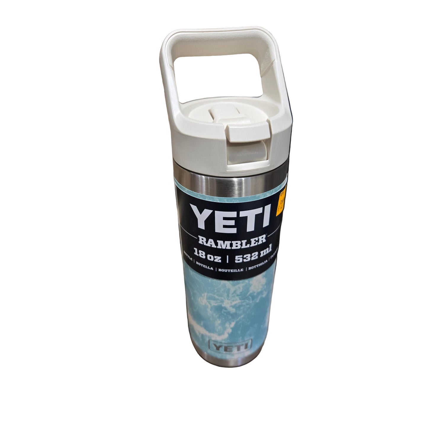YETI Rambler 532 mL Water Bottle with Straw Cap - Seaview