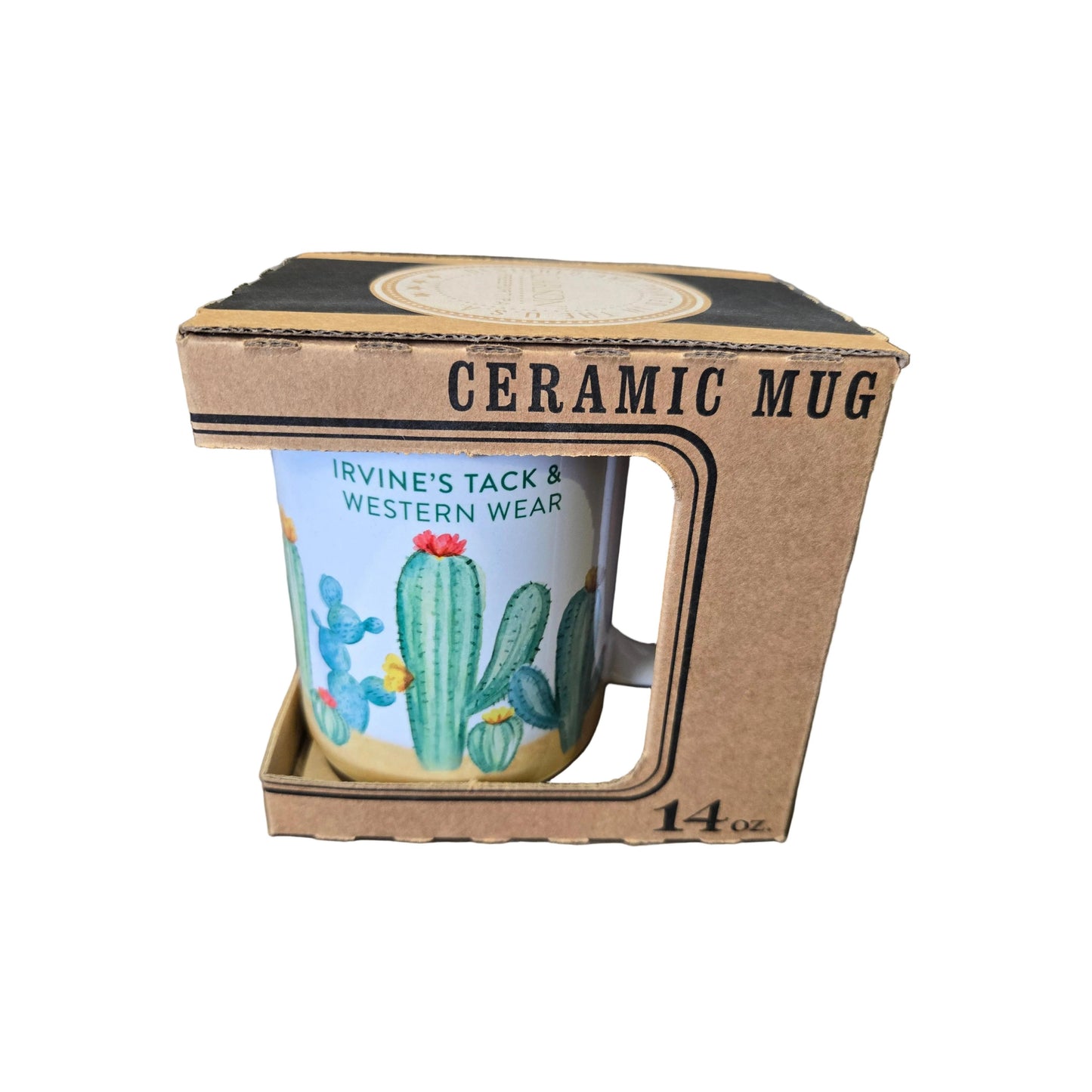 ND 14 oz Boxed Mug Cactus
