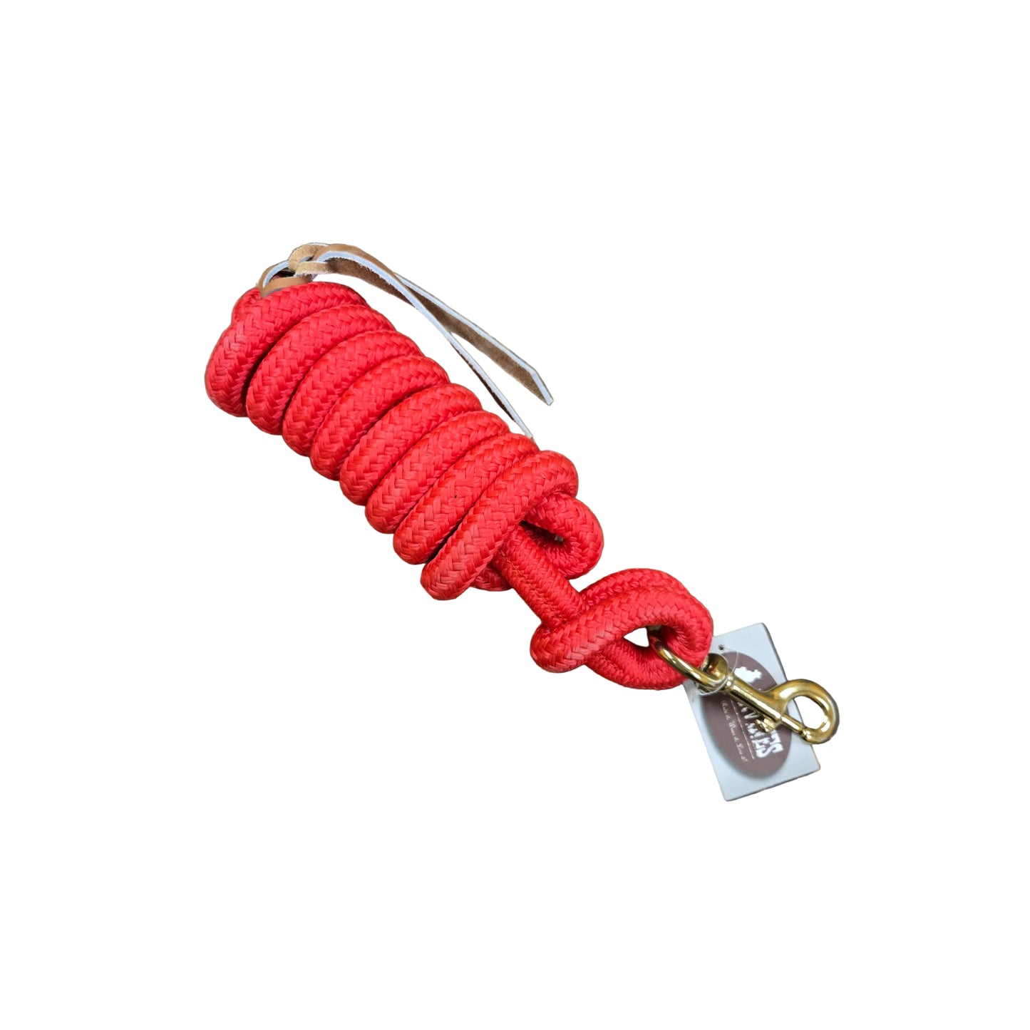 Irvine Cowboy Lead 9 ft 5/8" Leadn w/Brass Plated Bolt Snap Solid Colour